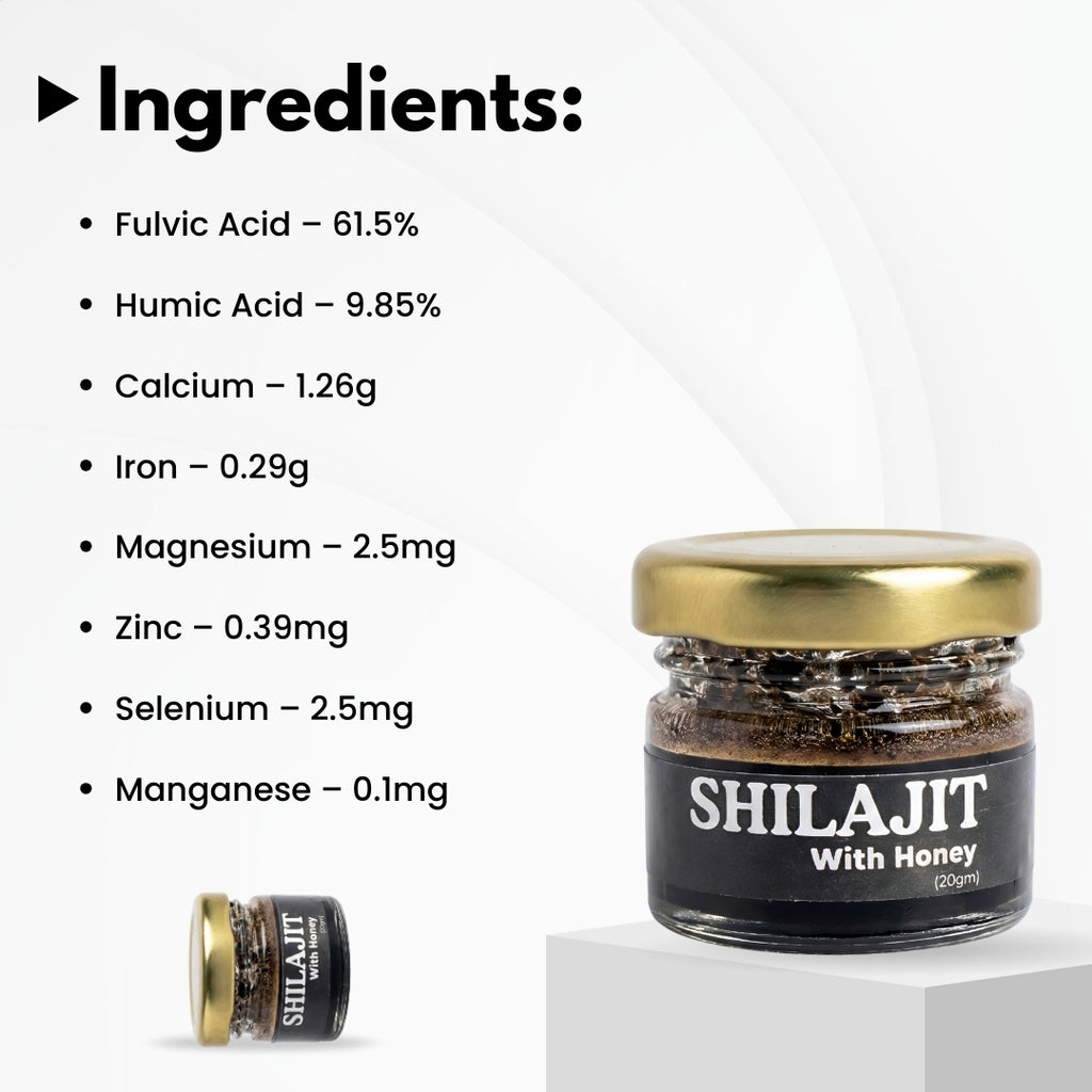 Nature Medica Pure Shilajit with Honey – 20gm