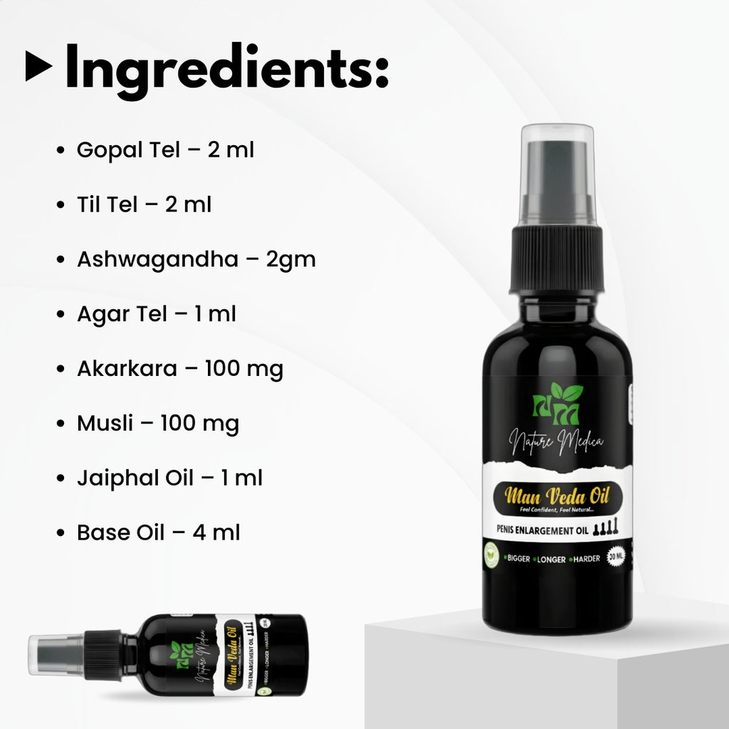 Man Veda Ayurvedic Oil – 30ml