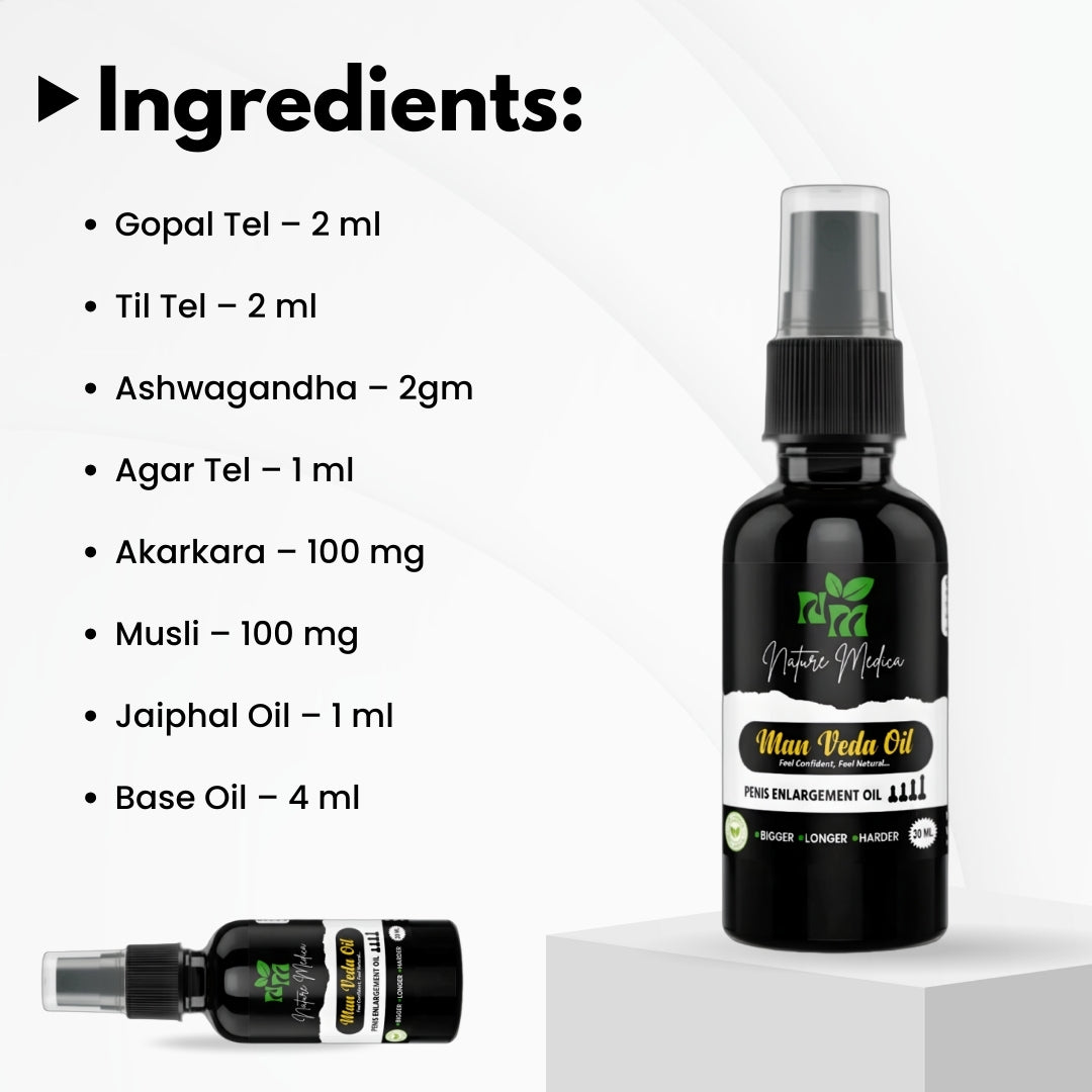 Man Veda Ayurvedic Oil – 30ml