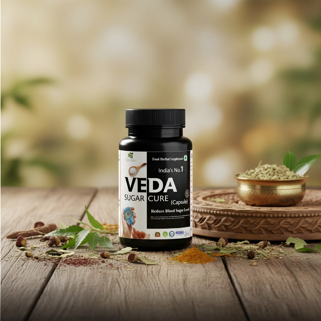 Veda Sugar Cure Capsules - 30 Caps